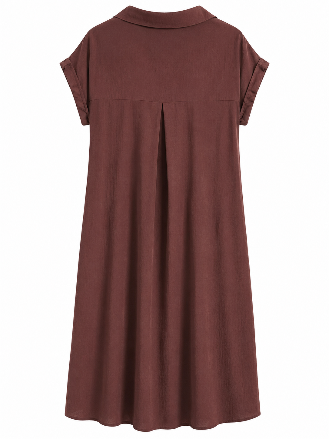 Studio Shirt Maxi Dress – Chocolate Brown