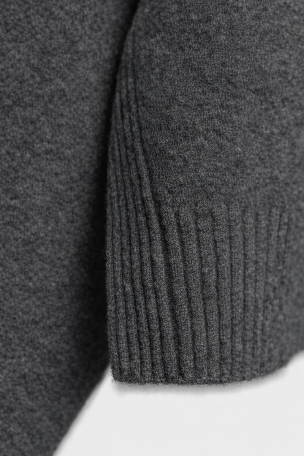 ZARA Knit Blouse – Dark Grey