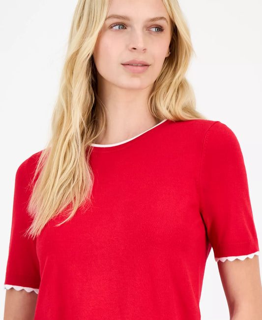 Nautica Red Blouse