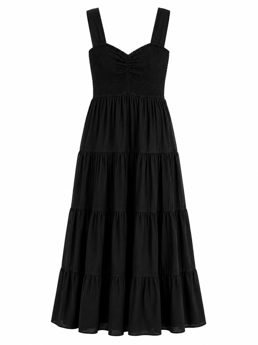 American Eagle Smocked Tiered Maxi Dress