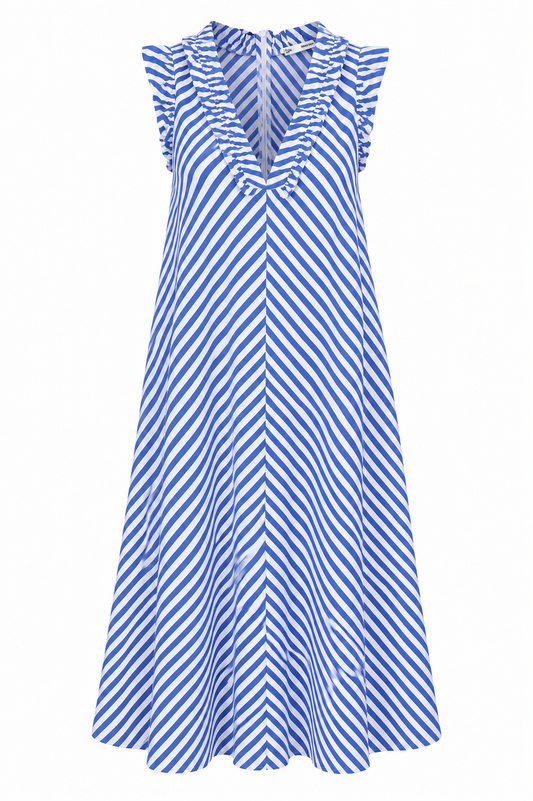 Sfera Basics Striped Midi Dress
