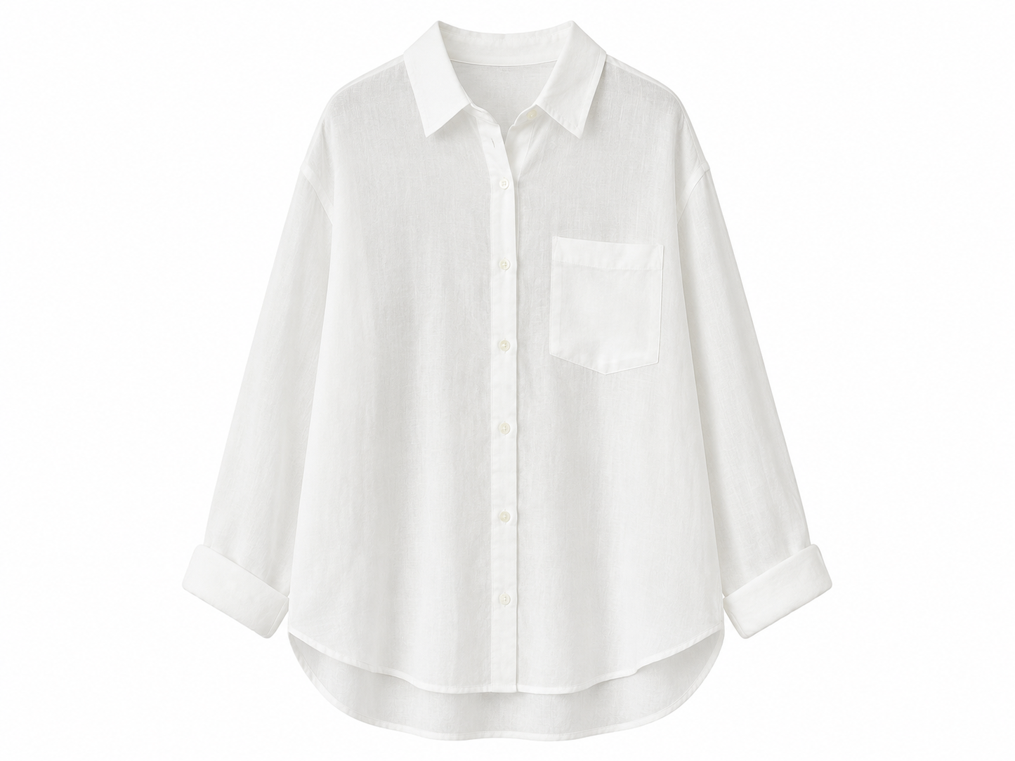 Zara Oversized Linen Blend Shirt – Product Description