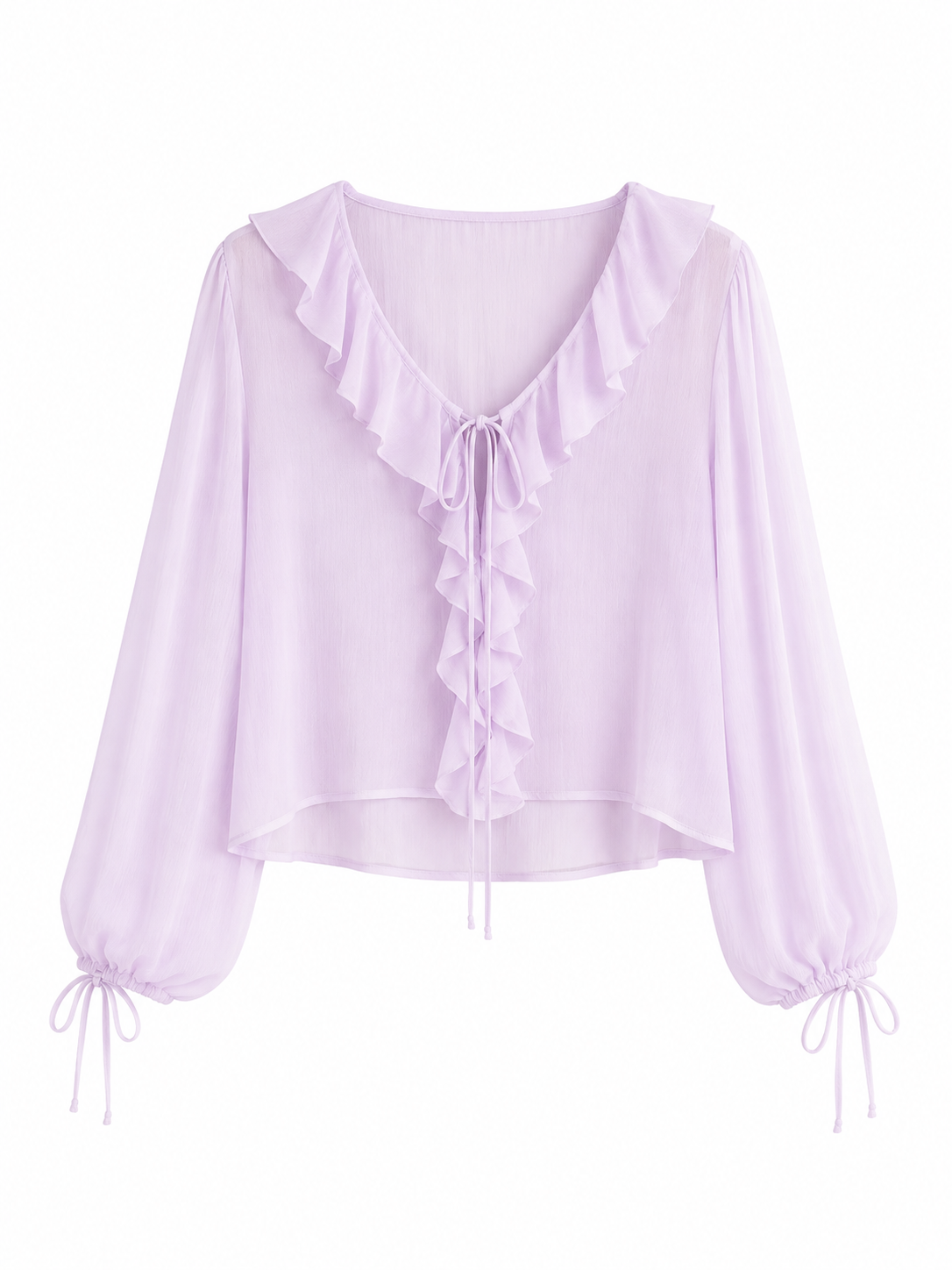 ONLY Lilac Ruffle Blous