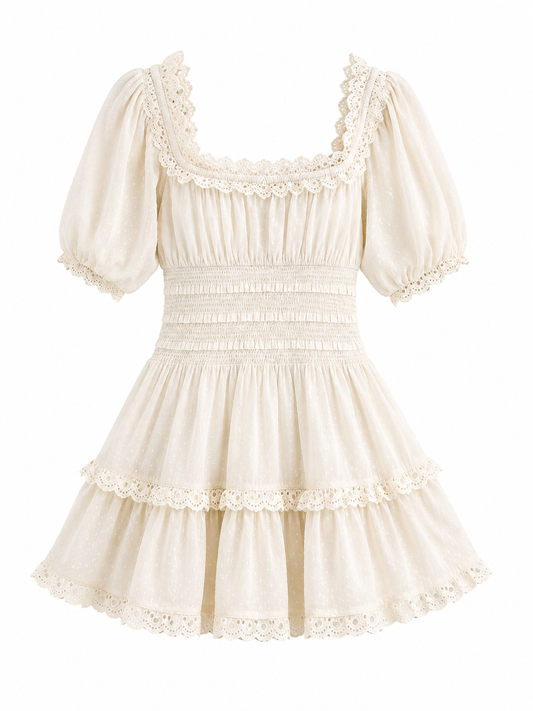 AE (American Eagle) Lace-Trim Mini Dress – Product Description