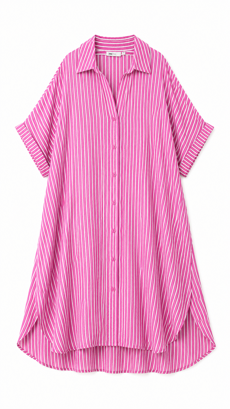 Carmakoma Striped Oversized Shirt Dress