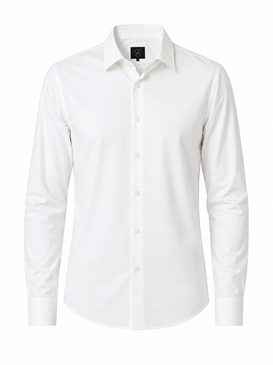 BOSS White Slim-Fit Classic Shirt