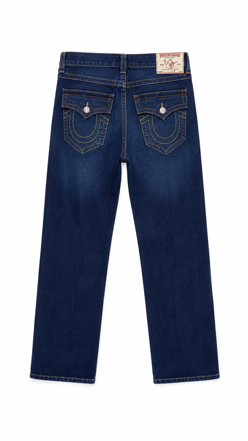 True Religion Dark Wash Straight-Leg Jeans