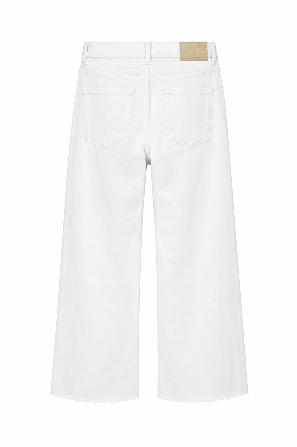 Stradivarius White Wide Leg Jeans