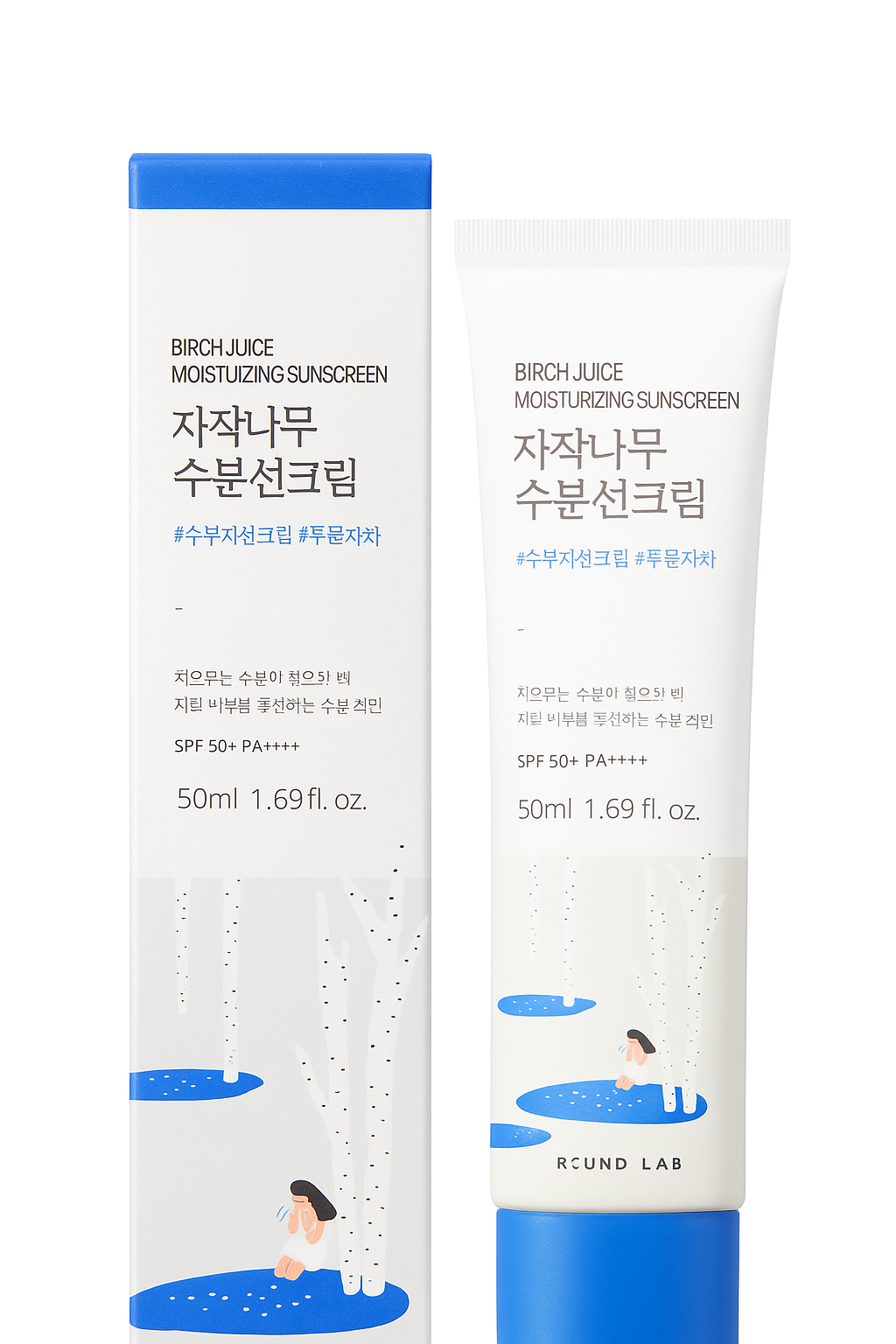 Birch Juice Moisturizing Sunscreen SPF 50+ PA++++ Round Lab