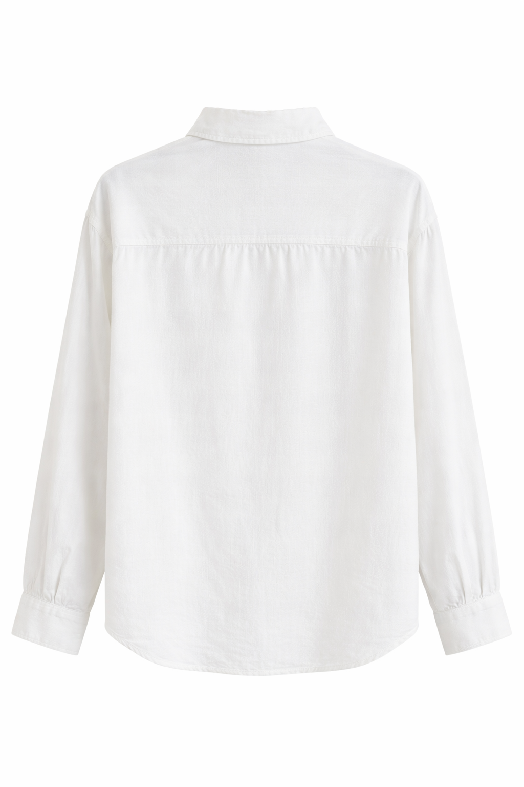 Stradivarius Women’s Linen Shirt (White – Classic Button-Up)
