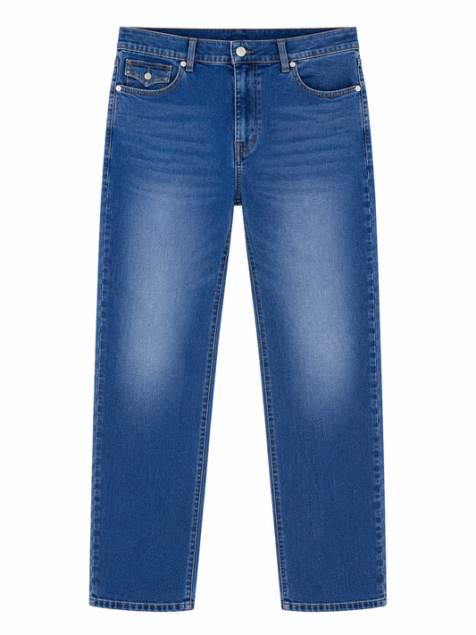 True Religion Vintage Wash Straight Jeans