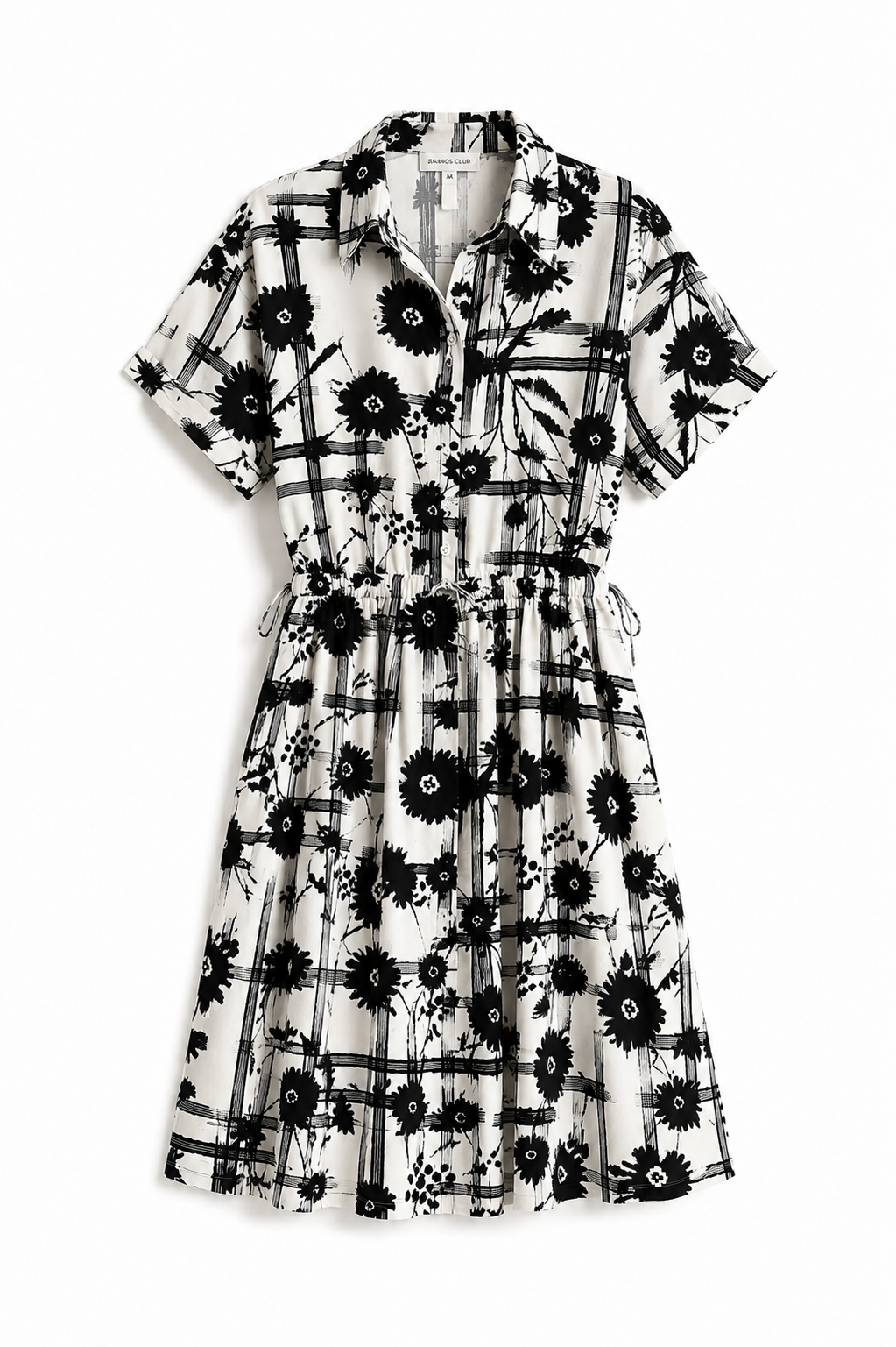 Women's Printed Shirt Maxi Dress