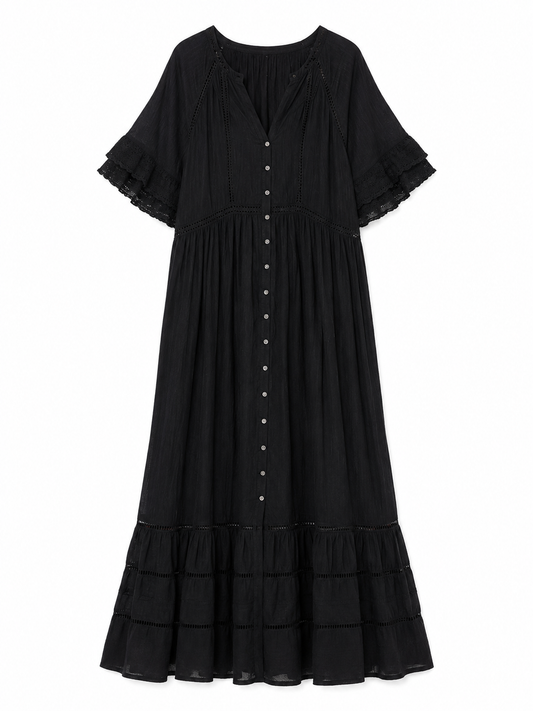 Gap – Button-Front Maxi Dress
