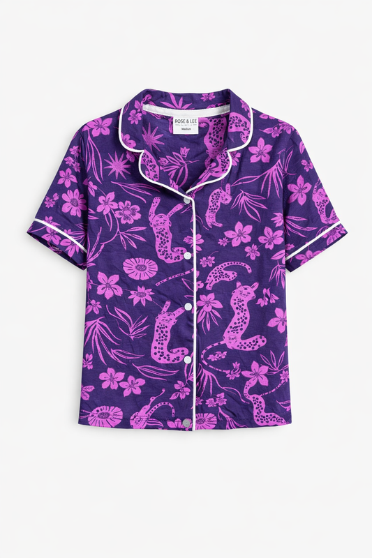 ROSE & LEE Printed Pajama Set