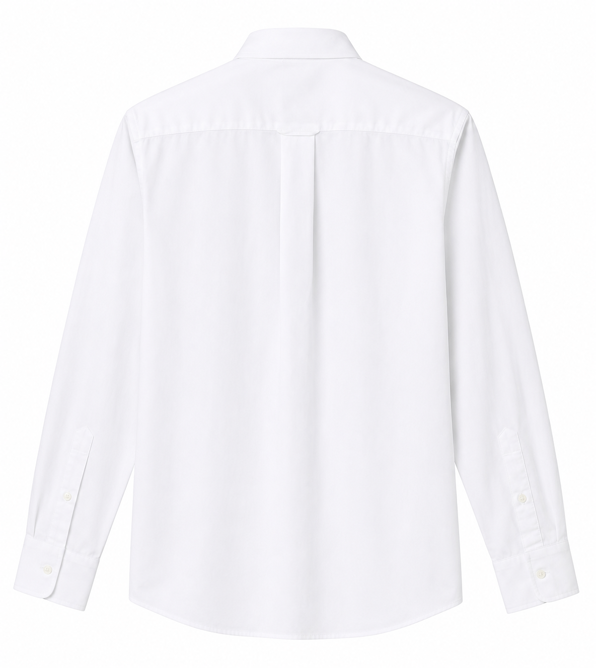 Elegant and timeless Ted Bernhardtz long-sleeve shirt in a clean white finish,