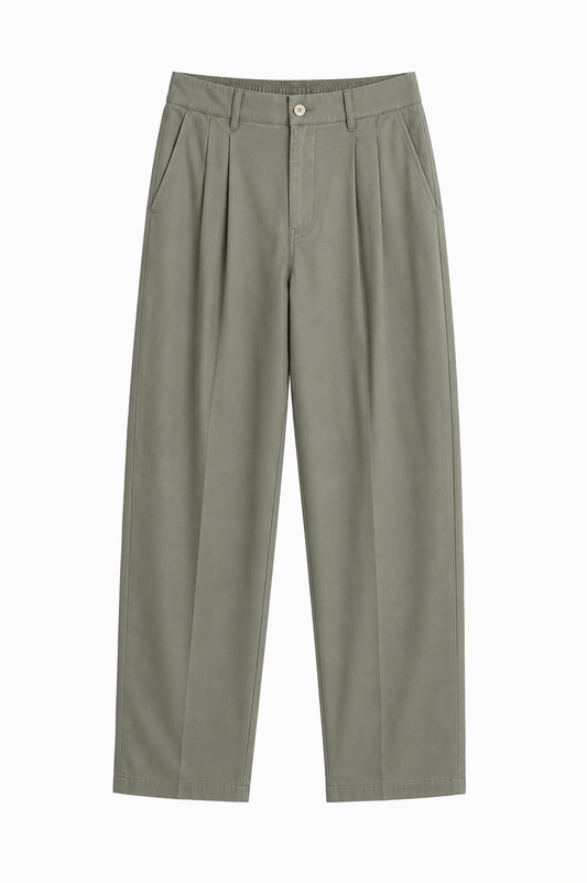 Zara Relaxed Pleated Trousers