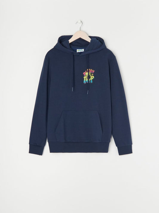 Unisex Sinsay Hoodie – Navy Blue (SpongeBob Graphic)