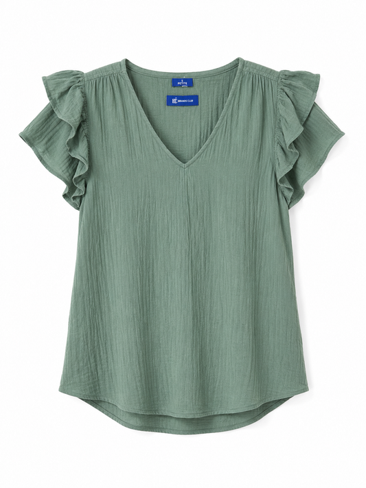 Old Navy Flutter Sleeve Blouse