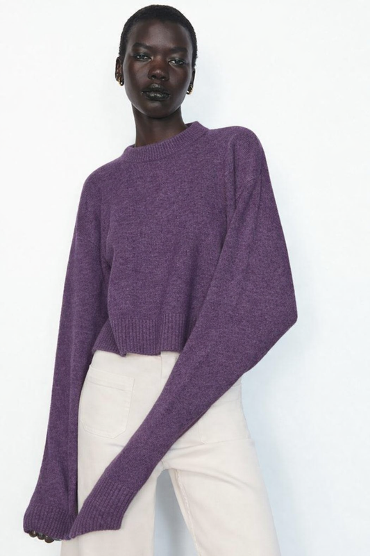 ZARA Women’s Knit Blouse / Sweater