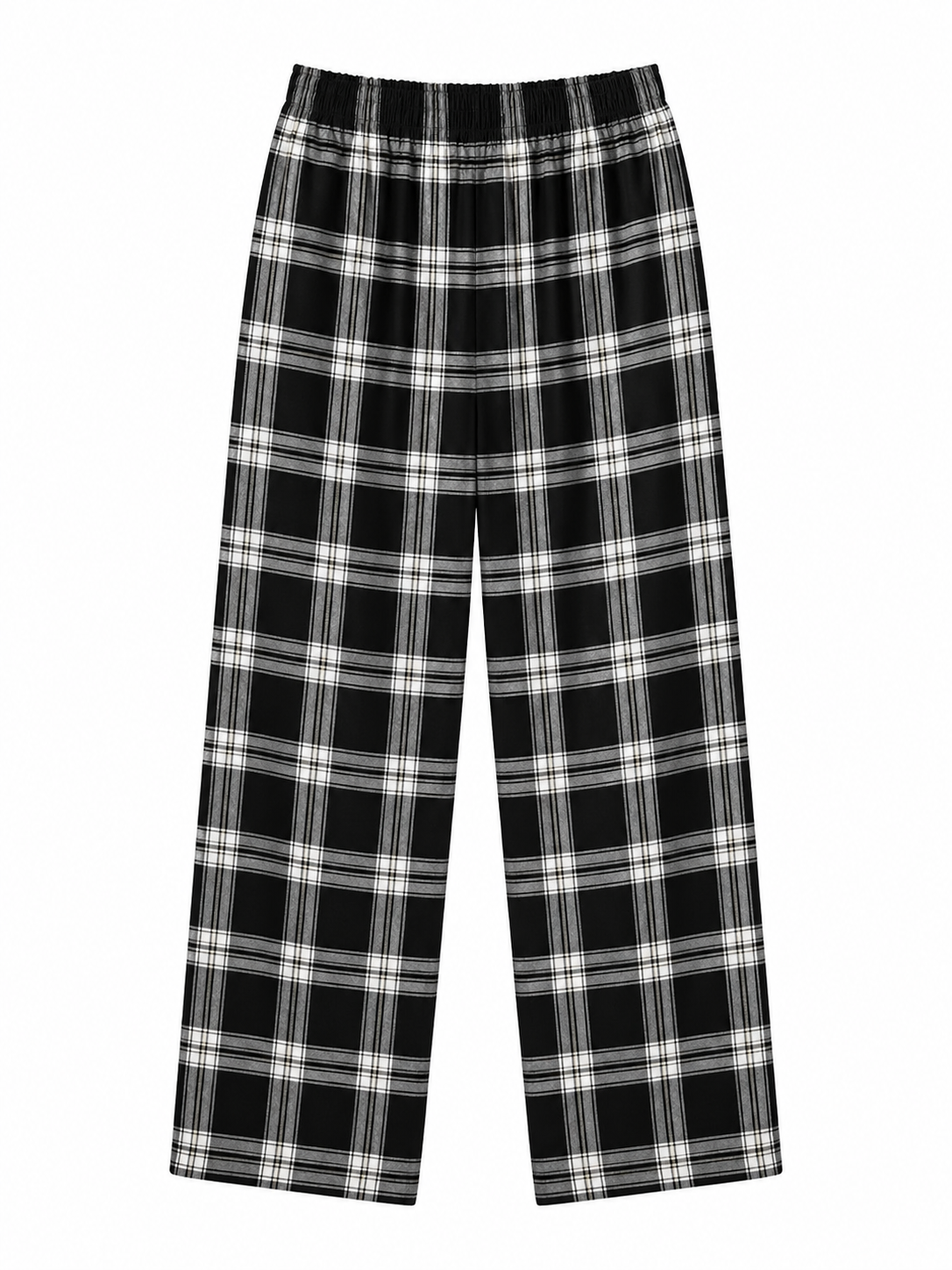 George Black Checkered Lounge Pants