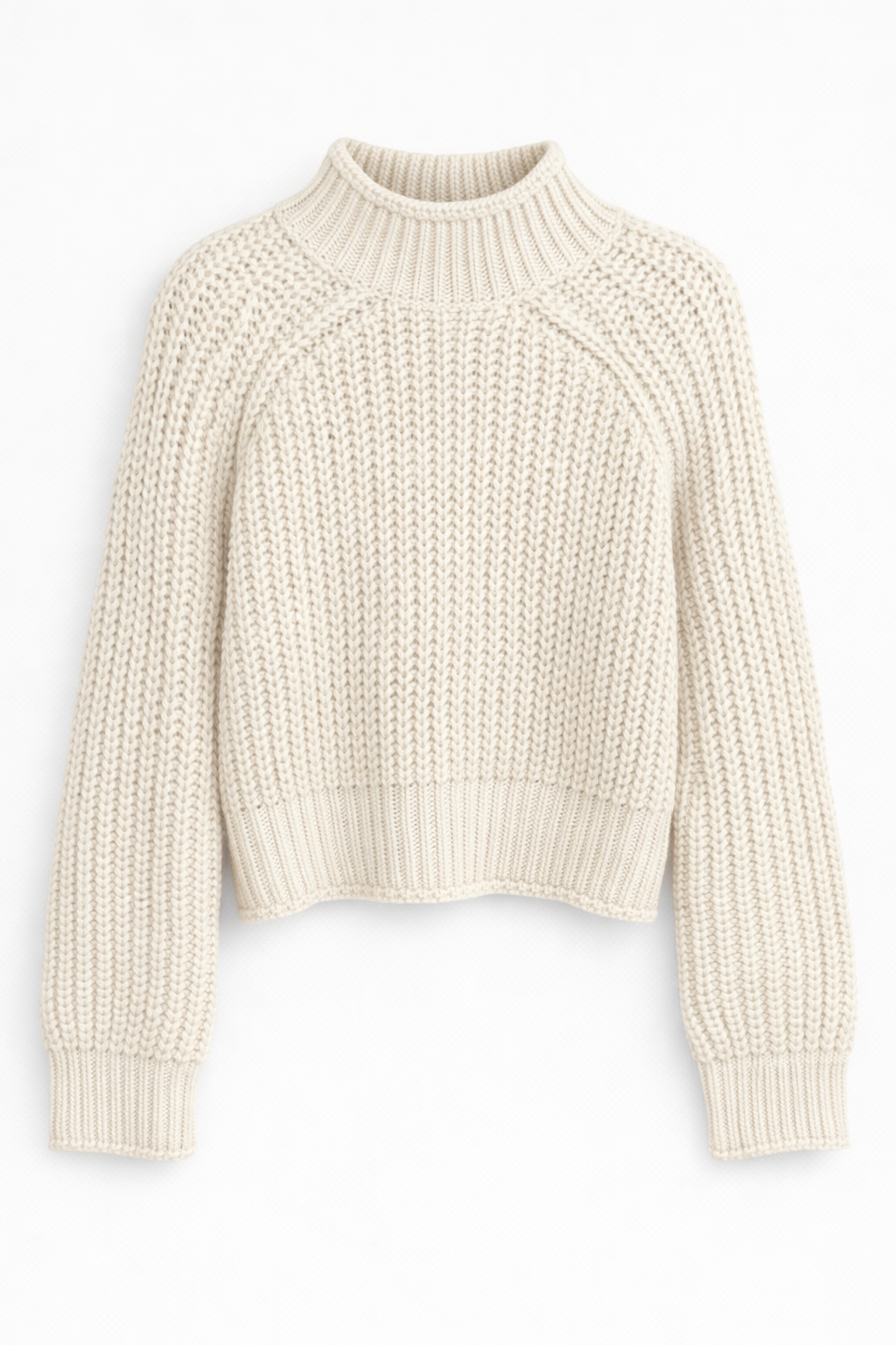 Chunky Knit Cropped Blouse