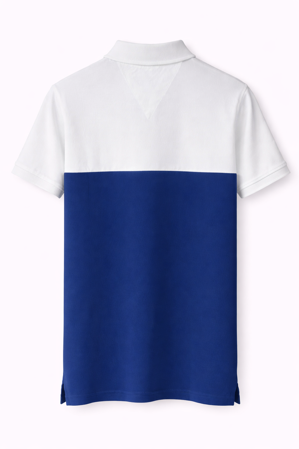 Tommy Hilfiger Color block Polo (White & Blue)
