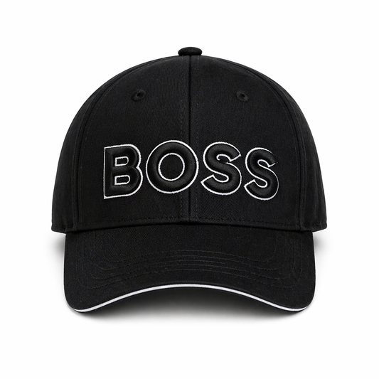 BOSS Cap – Black Logo Baseball Cap