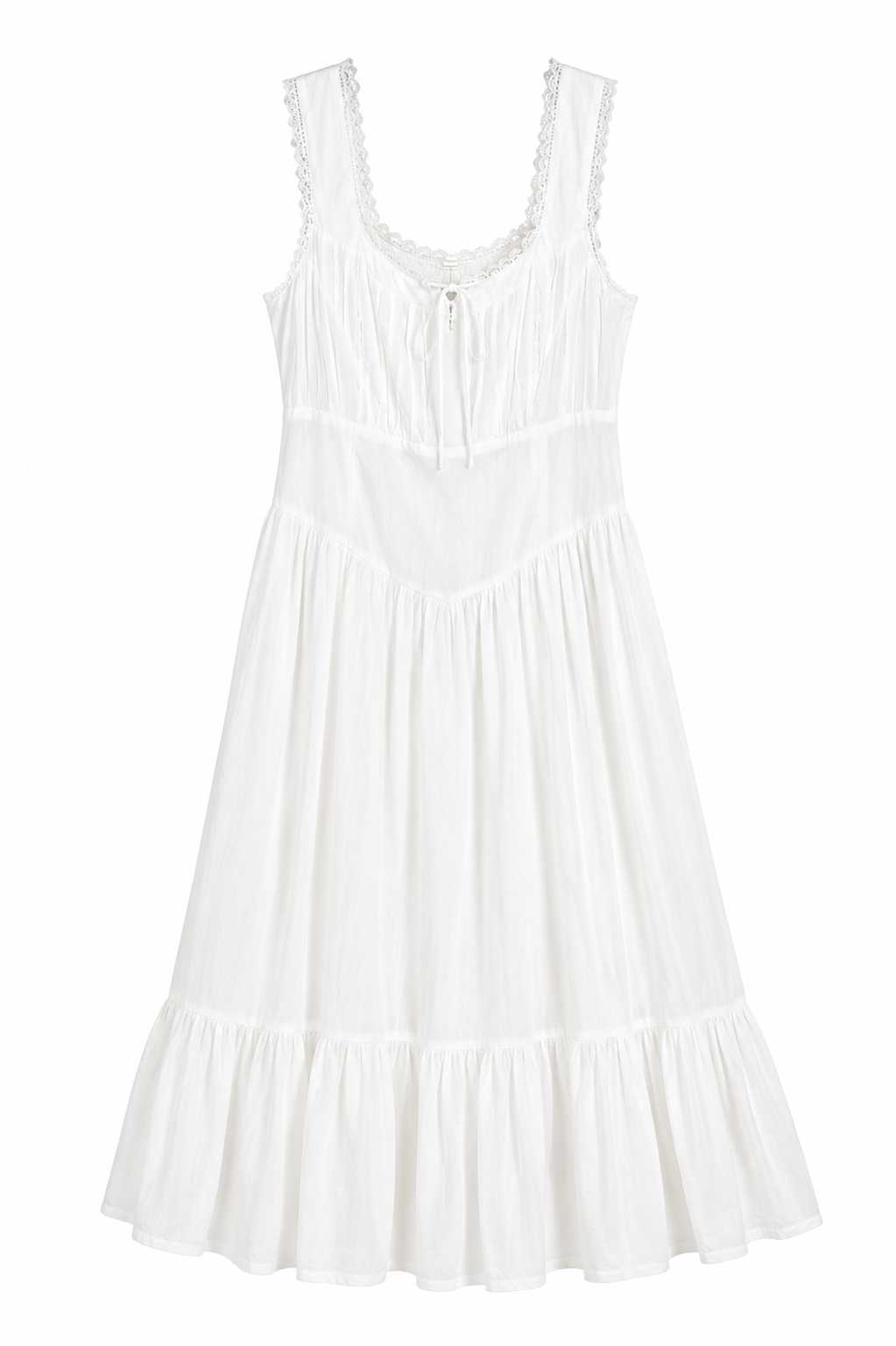 American Eagle – Lace Trim Sleeveless Midi Dress