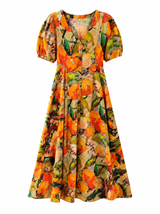 Next Printed Midi Dress – Product Description
