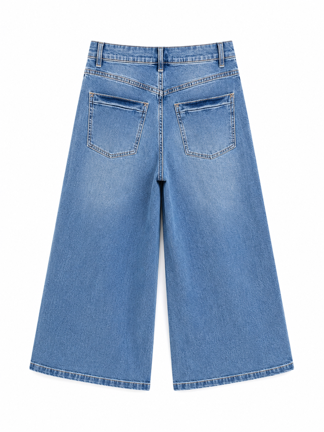 Bonprix Light Wash Wide Leg Jeans