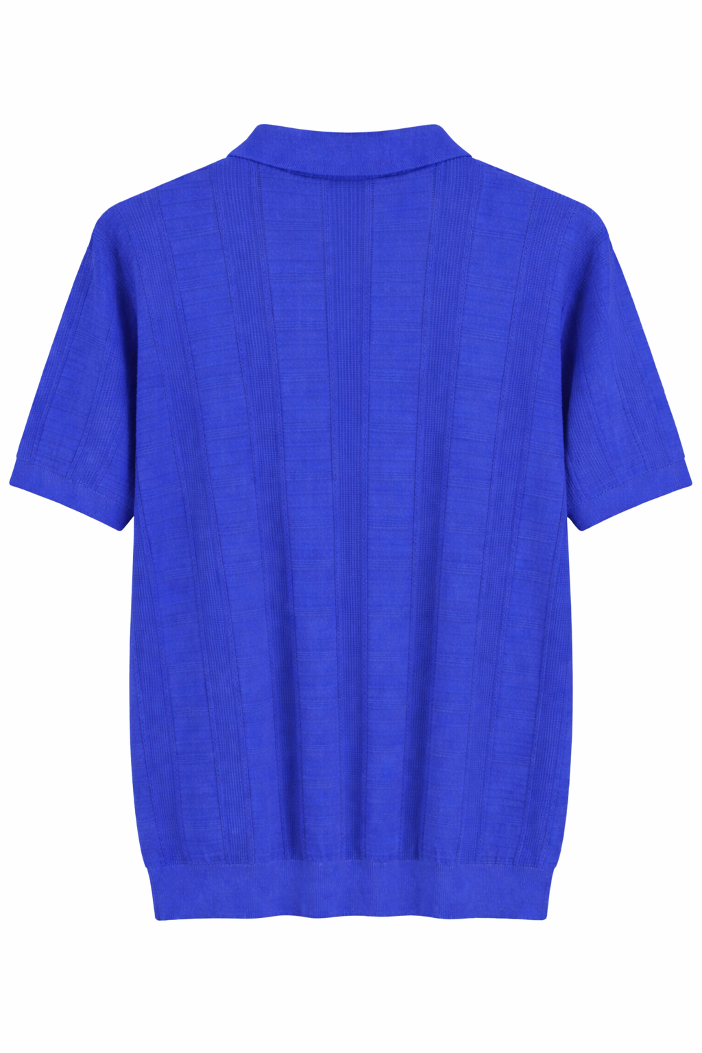 Ted Baker London Textured Knit Polo – Royal Blu