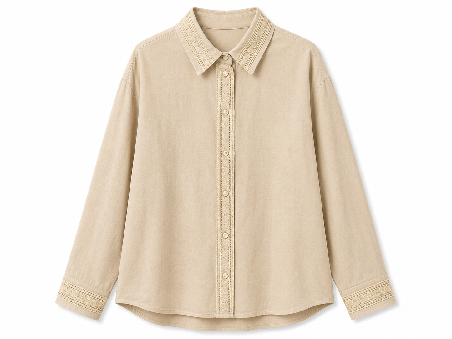 Stradivarius Embroidered Shirt – Product Description