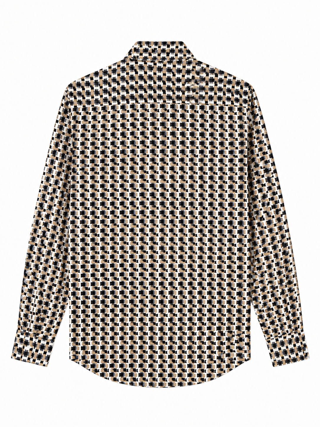 Elevated and fashion-forward, this premium BOSS Menswear long-sleeve shirt