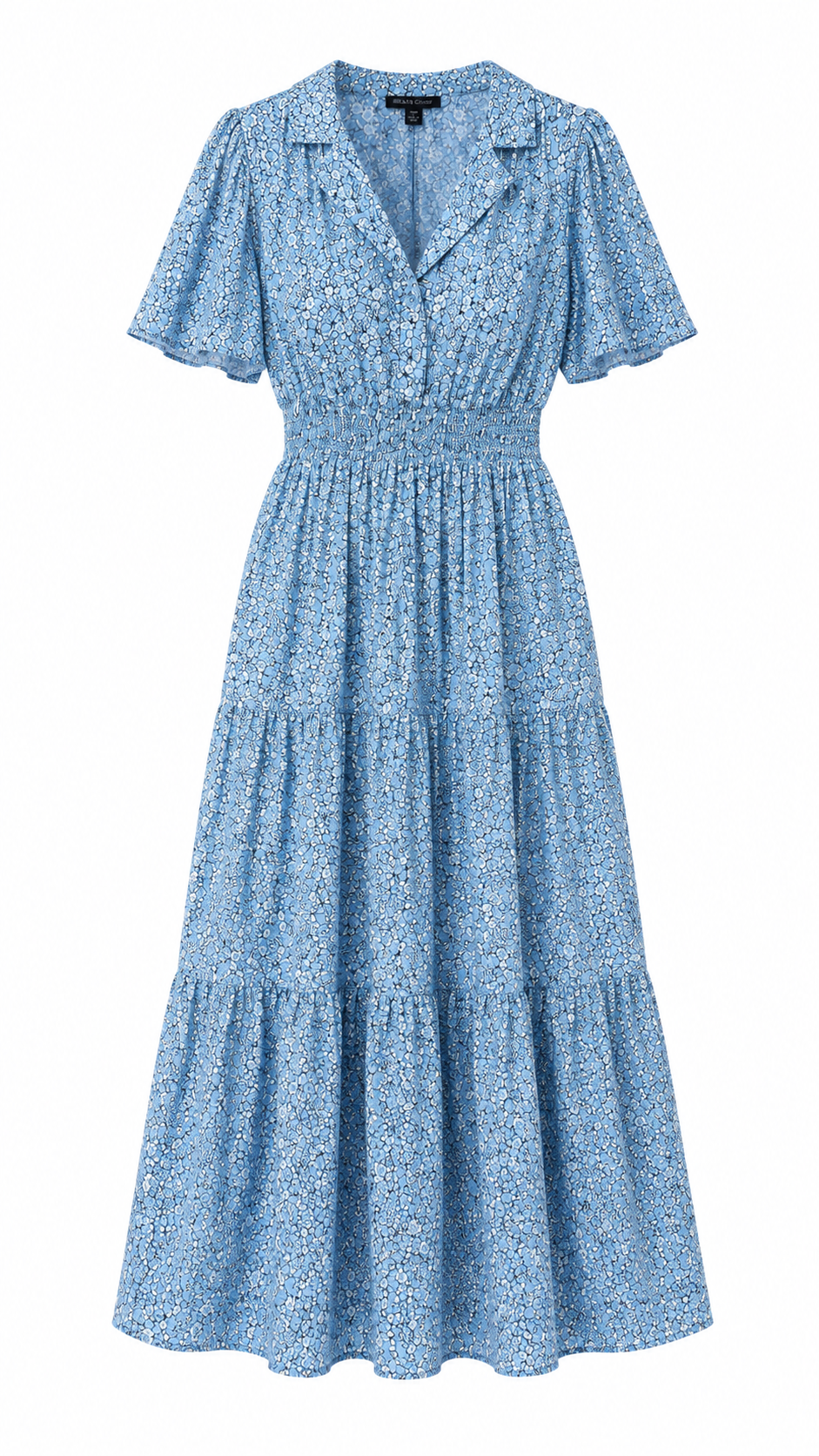 J&W Floral Tiered Maxi Dress