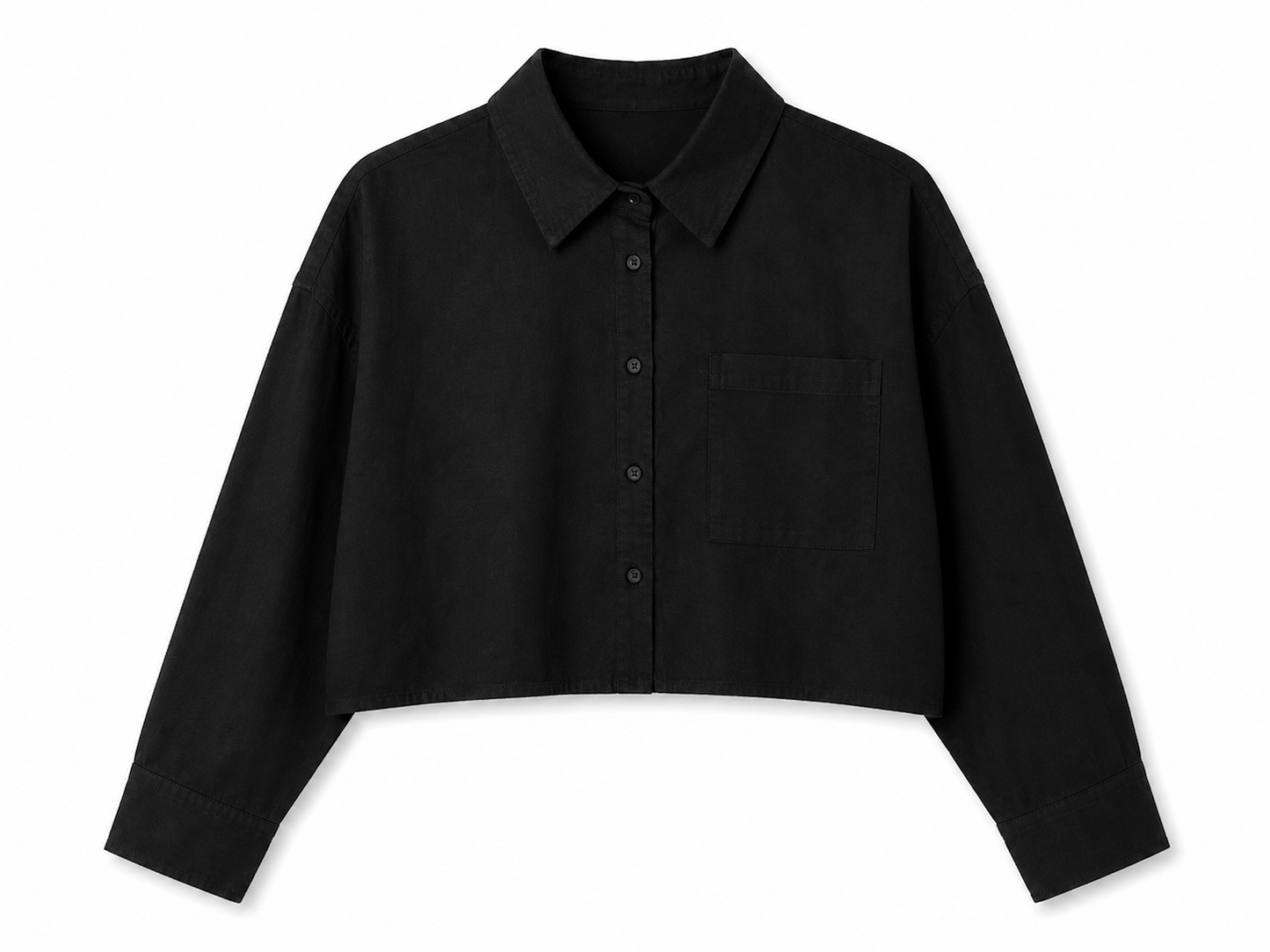 Brands Club Cropped Shirt – Product Description