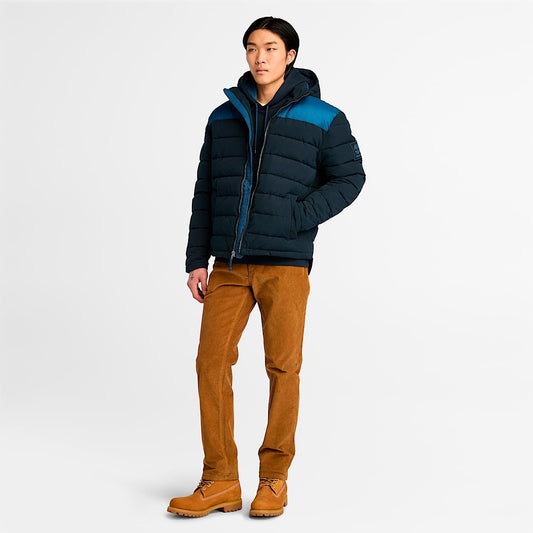 Timberland Hooded Puffer Jacket – Blue/Navy