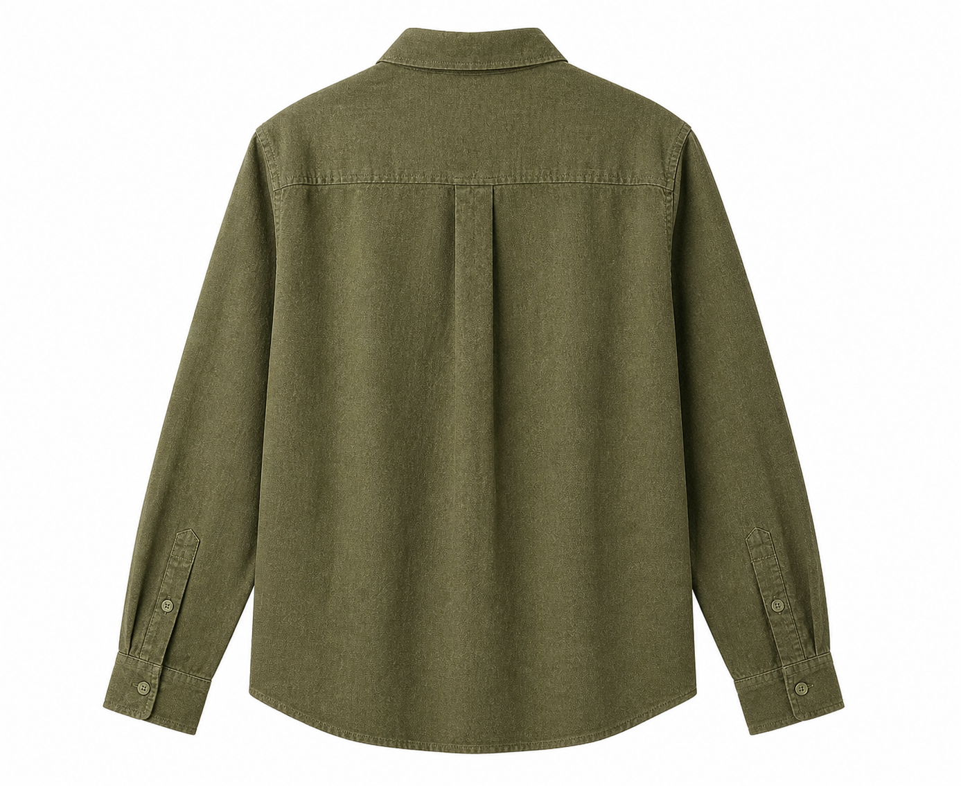 C&A Linen Shirt – Olive Green (Natural Washed Look)