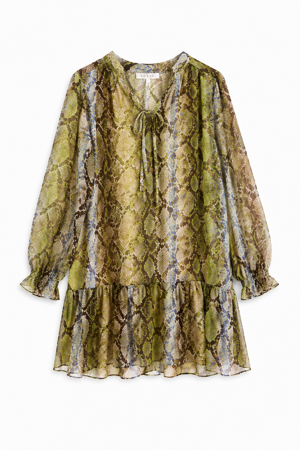 Women's Snake Print Chiffon Dress – Guess