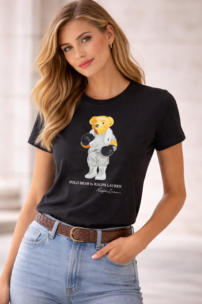 Ralph Lauren Polo Bear T-Shirt (Boxer Bear – Black)