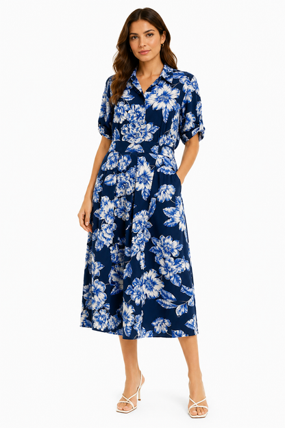 Women's Floral Midi Dress