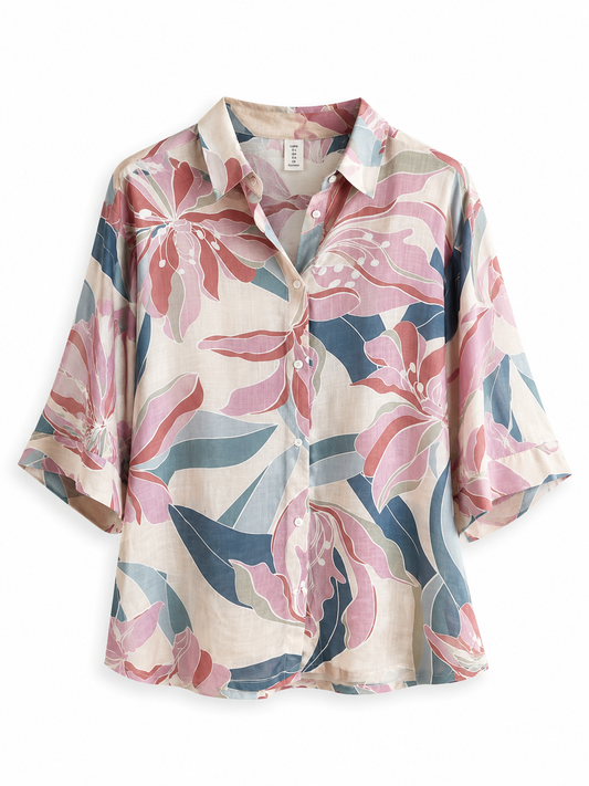 Primark Floral Print Relaxed Shirt