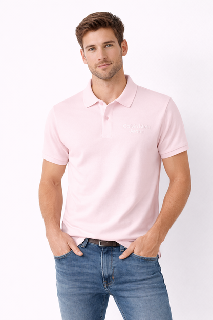 Calvin Klein Jeans Light Pink Polo Shirt