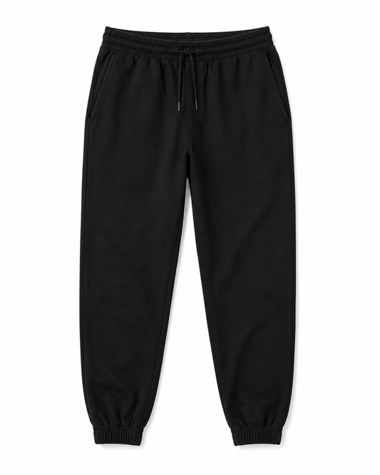 Pull&Bear Basic Black Jogger Pants