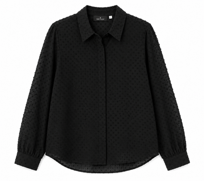 Mango – Textured Dobby Shirt