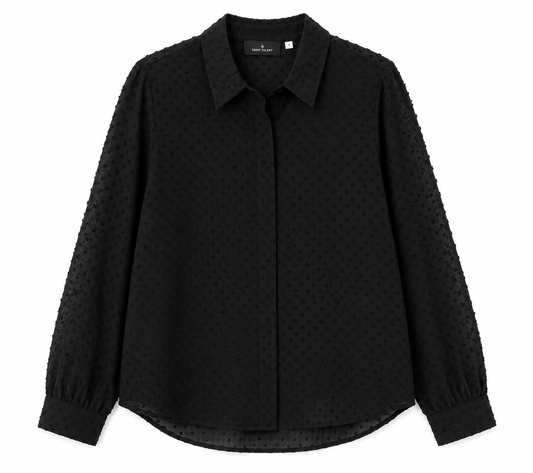 Mango – Textured Dobby Shirt