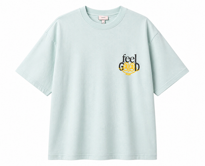 H&M Light Mint “Feel Good” Graphic T-Shirt