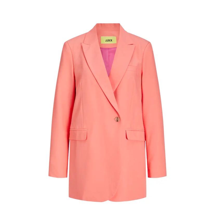 JACK & JONES STYLE  Women’s Oversized Tailored Blazer – Pink