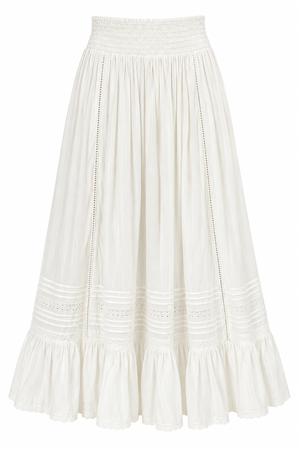 American Eagle White Maxi Skirt