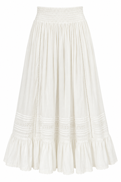 American Eagle White Maxi Skirt