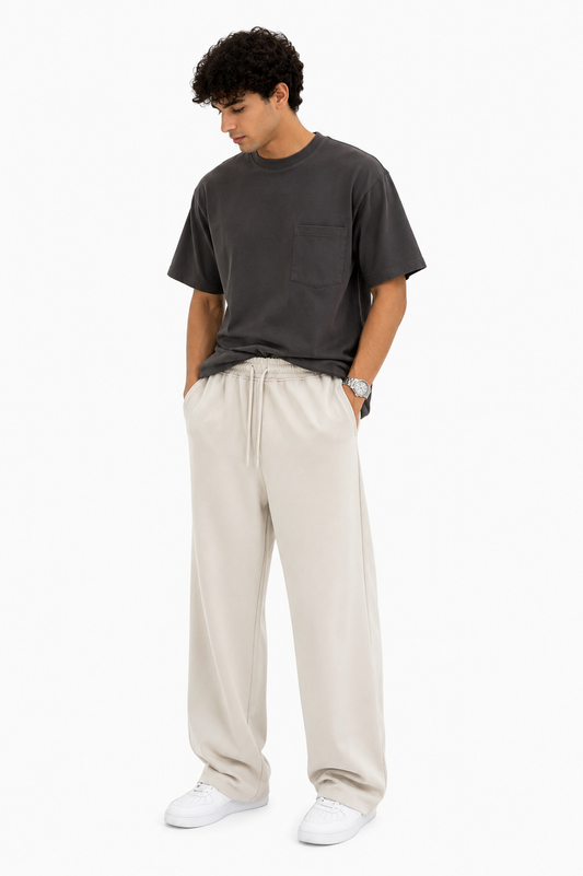 Zara Relaxed Wide-Leg Sweatpants